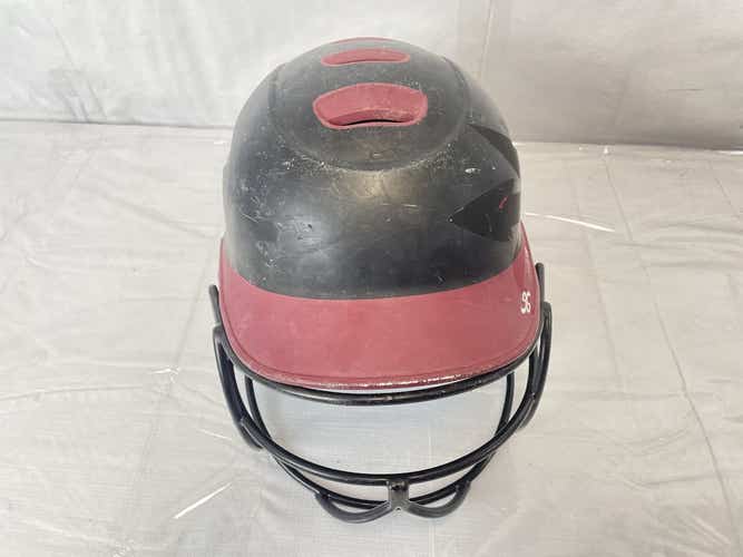 Used Boombah Bbh2sp-jr Baseball & Softball Batting Helmet W Cage 6 1 4 - 7