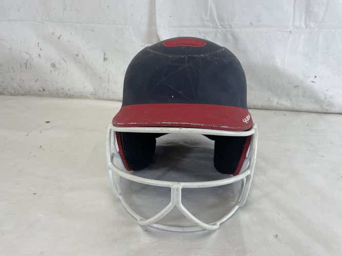 Used Bombah Bbh2 Jr 6 1 4 - 7 Softball Batting Helmet W Mask