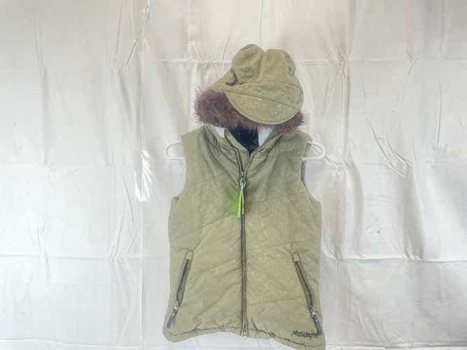 Used Billabong Womens Sm Kitty 10000 Waterproofing Snow Jacket Vest