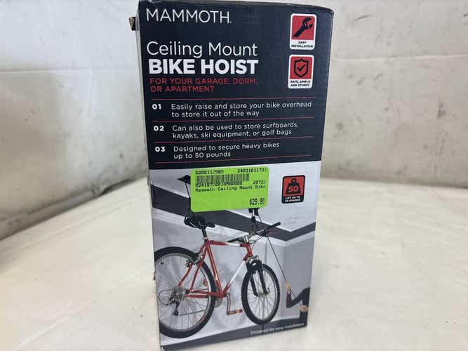 New Mammoth Ceiling Mount Bike Hoist