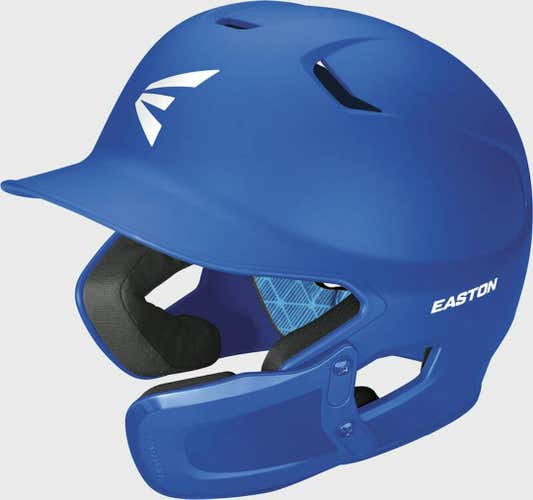 New Easton Z5 2.0 Junior Batting Helmet Matte Royal 6 1 2 - 7 1 8 W Universal Jaw Guard
