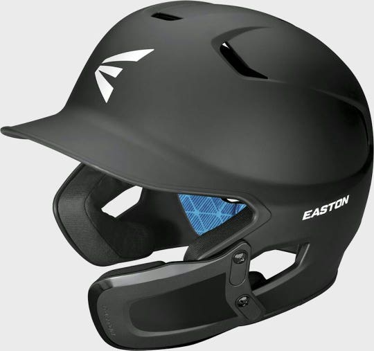 New Easton Z5 2.0 Junior Batting Helmet Matte Black 6 1 2 - 7 1 8 W Universal Jaw Guard