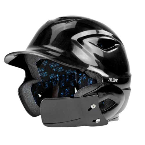 New All-star Bh3010 Youth S7 Batting Helmet W Attached Jaw Guard Blk