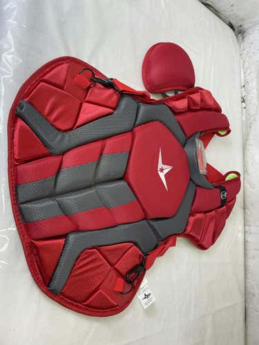New All-star System 7 Axis Cpcc40pro Adult Baseball Catcher's Chest Protector
