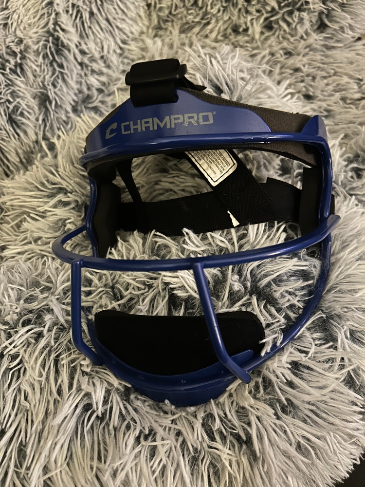 Royal Blue Champro Softball Face Mask