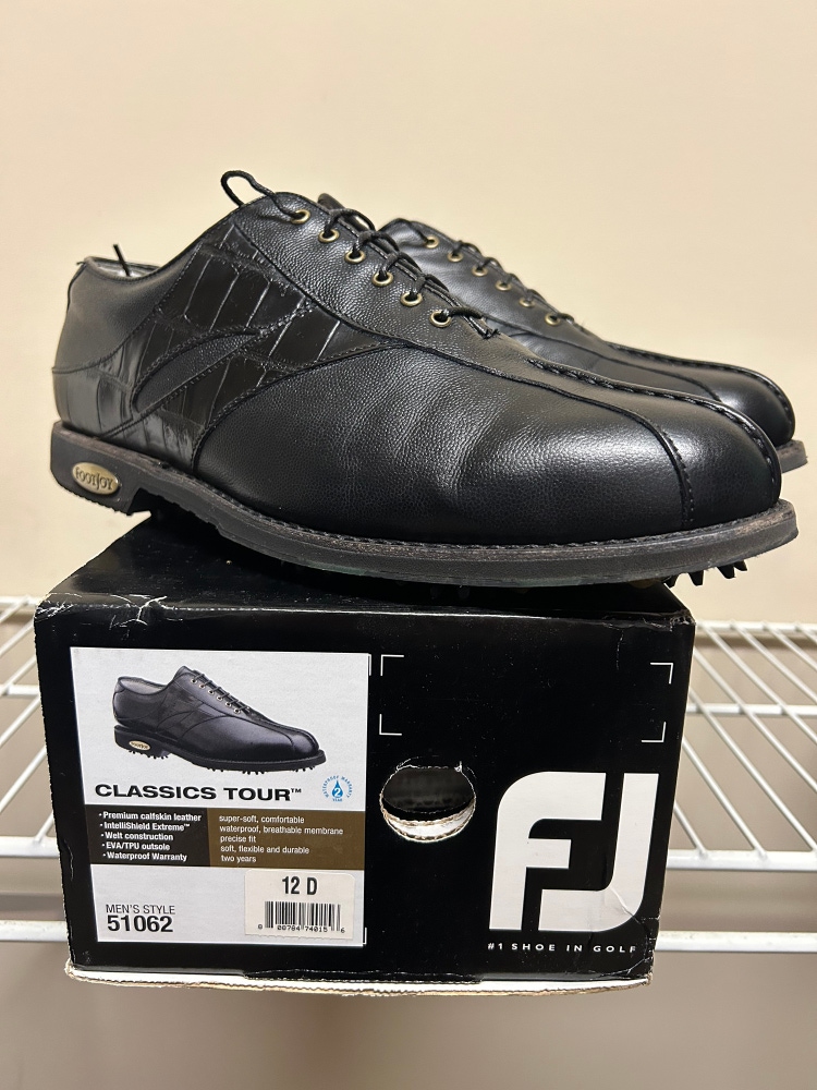 FootJoy Classics Golf Shoes 12D Excellent Condition