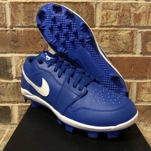 New Nike Air Jordan 1 Retro Low MCS Game Royal Baseball Cleats CJ8524-401 Men Size 12 Softball
