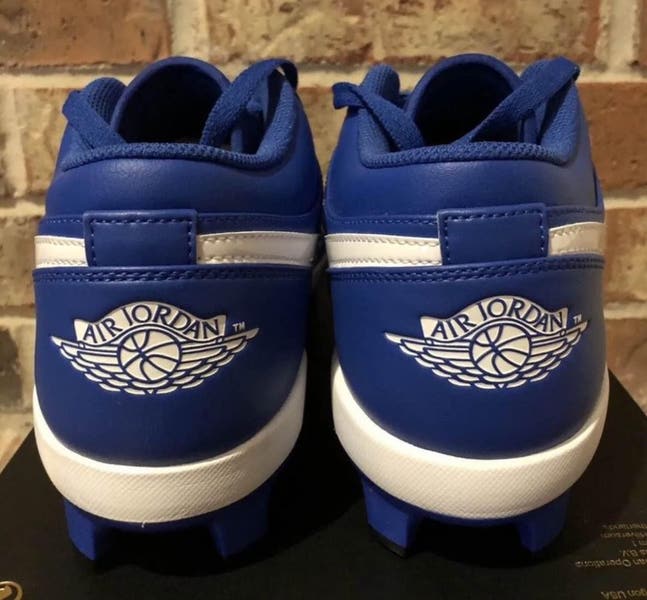 New Nike Air Jordan 1 Retro Low MCS Game Royal Baseball Cleats