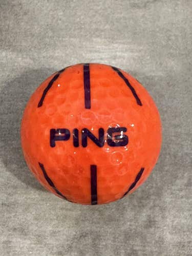 Ping Karsten Basketball Golf Ball - Orange/Purple Print - Mint