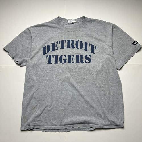 Vintage 1999 Detroit Tigers Field of Dreams Weekend T-Shirt PUMA Gray Sz XL