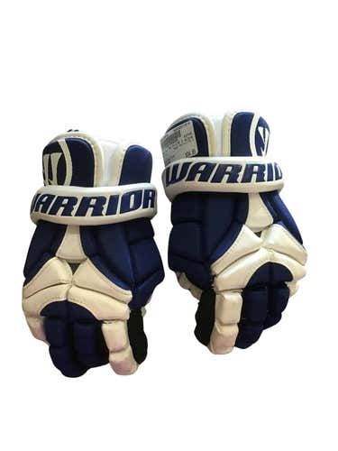 Used Warrior Mac D-lite 2 Md Junior Lacrosse Gloves