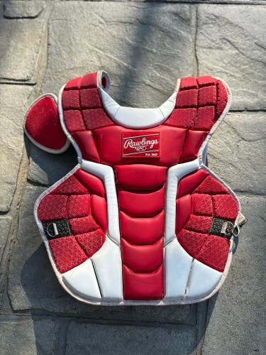 Used Rawlings Mach Catcher's Chest Protector