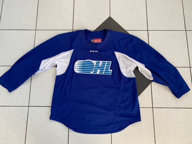 Blue OHL CCM Quicklite Practice Jersey Size 56