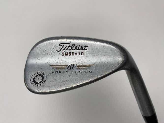Titleist 2009 Vokey Spin Milled Chrome 56* 10 Bounce Wedge Steel Mens RH