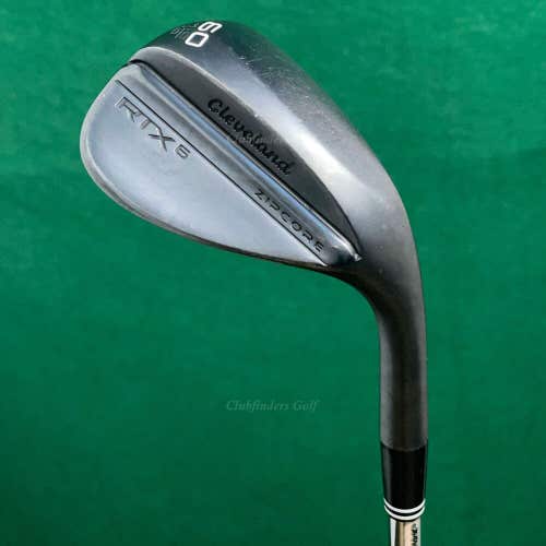 Cleveland RTX 6 Zipcore Black 60-MID10 60° Lob Wedge DG Spinner Tour Issue Steel