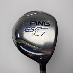 Ping G5 Ladies 7 Fairway Wood 26* Aldila NV Pink 55g Ladies Graphite Womens RH