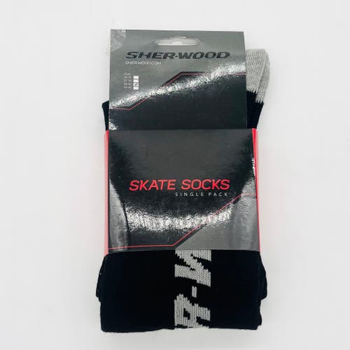 NHL Pro Stock Sherwood Skate Socks-Medium-8-9