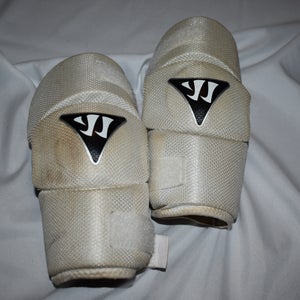 Warrior Rabil Next Lacrosse Arm Pads, White, Youth Small