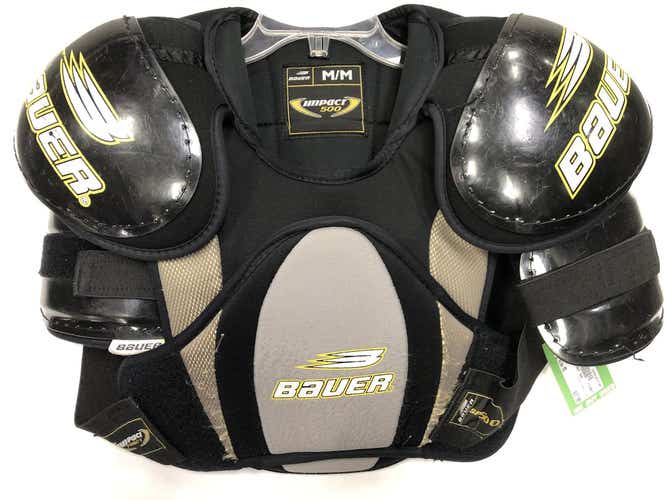 Used Bauer Impact 500 Md Hockey Shoulder Pads