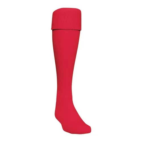 High Five Adult Unisex Sport 328060 Size S 18" Scarlet Red Athletic Socks NWT