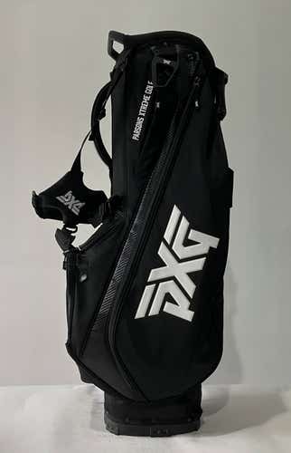 PXG Lightweight Stand Bag Black 4-Way Divide Single and Dual Strap Golf Bag NEW