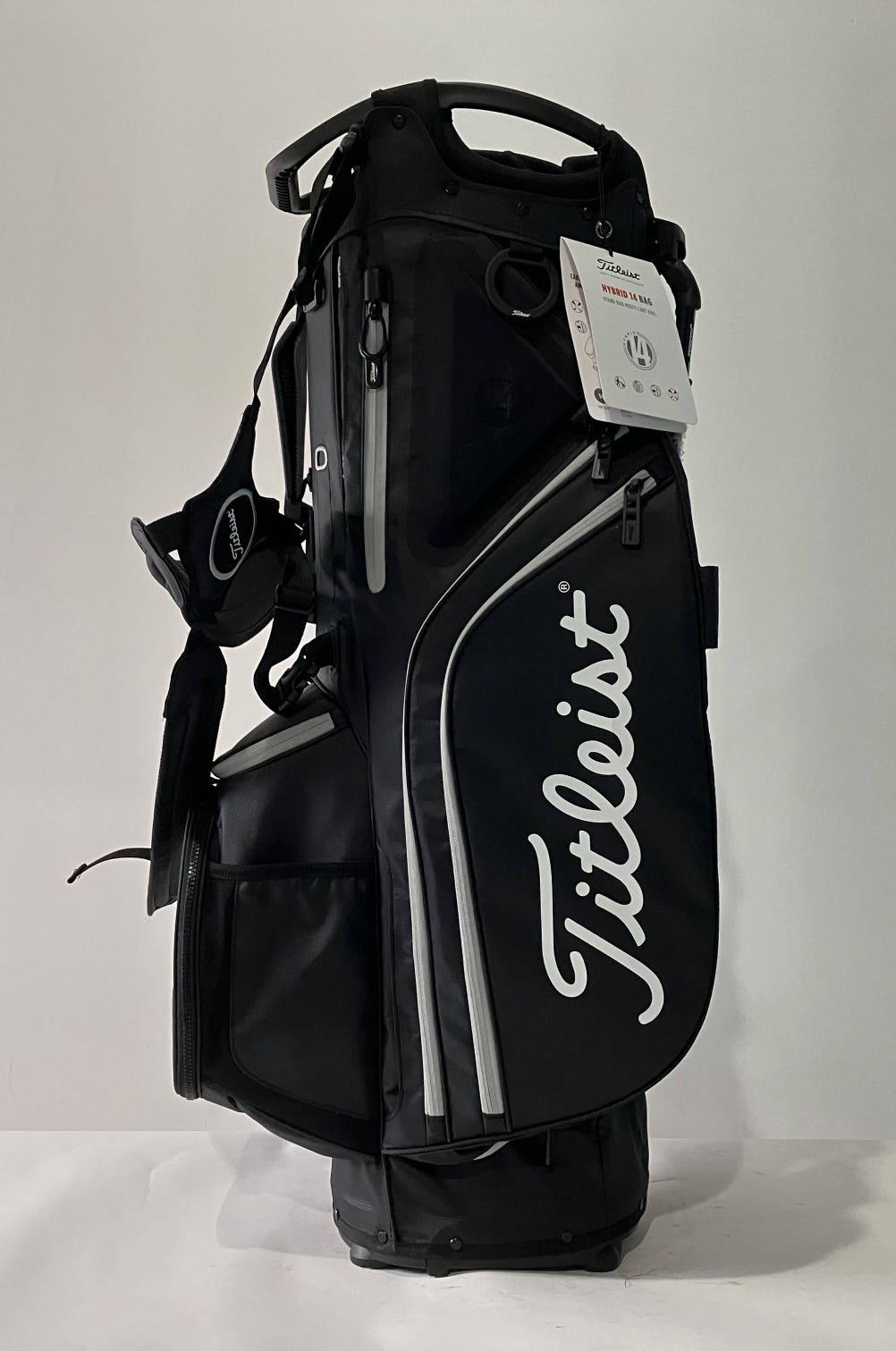 Titleist Hybrid 14 Stand Bag Black 14-Way Divide Dual Strap Golf Bag NEW!