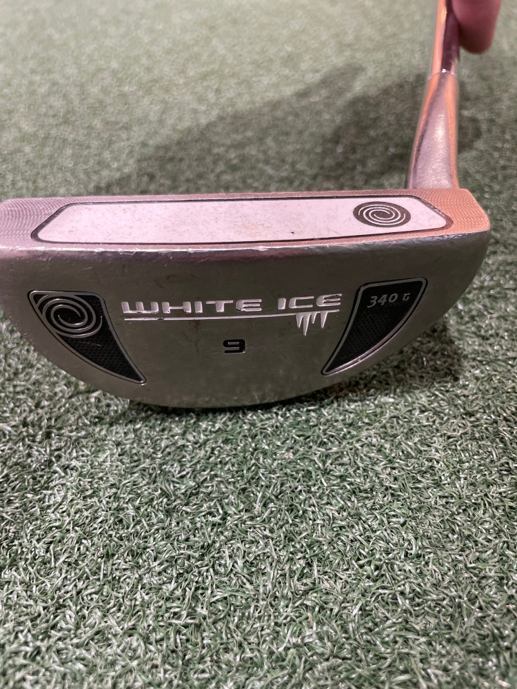 Used Men's Odyssey White Ice 9 Right Handed Blade Putter 35"