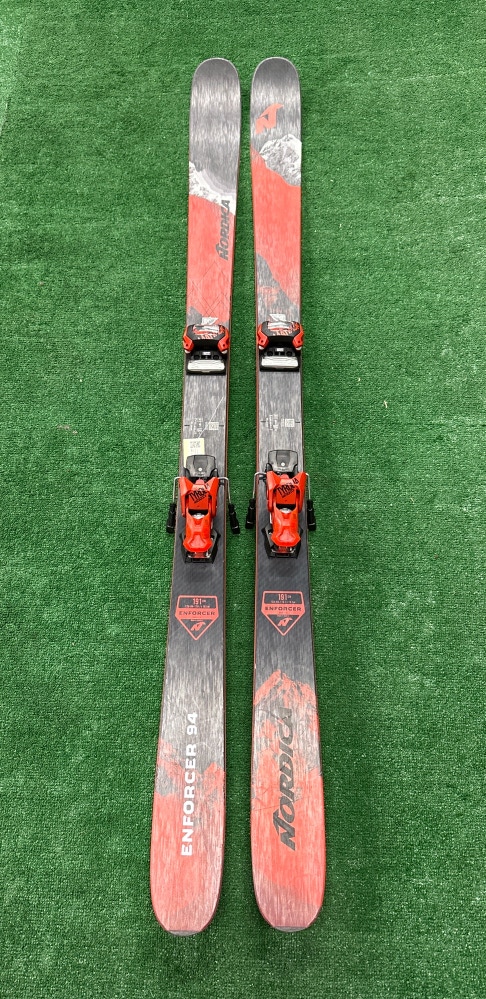 Used Men's Nordica ENFORCER 94 191 cm Alpine Touring Skis With Bindings