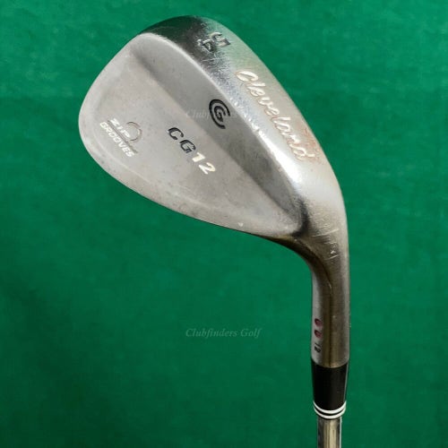 Cleveland CG12 Black Pearl 54-12 54° Sand Wedge Factory Dynamic Gold Steel