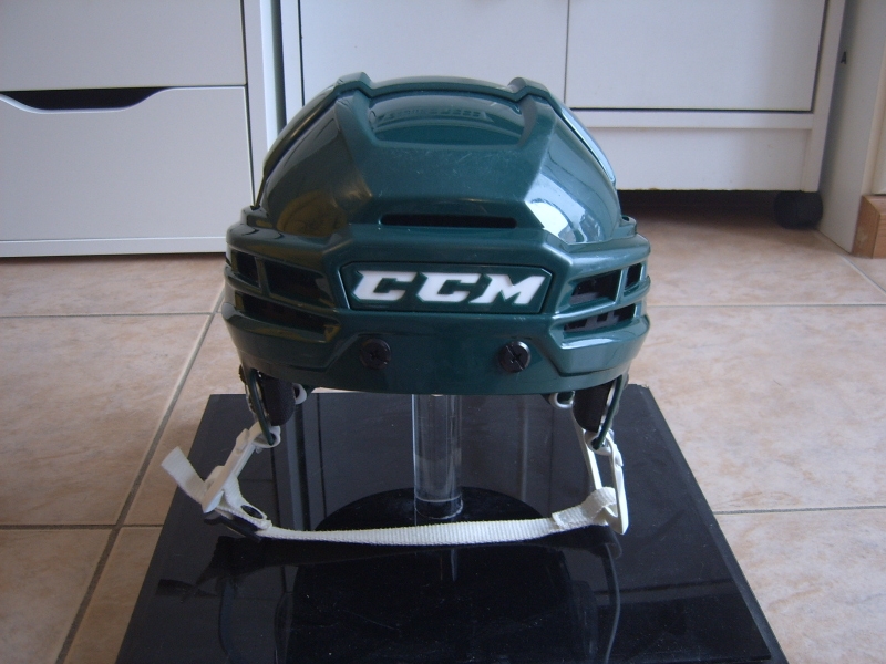 Excellent Like New Pro Stock CCM Super Tacks X Helmet Senior Hockey Helmet sz Small Minnesota Wild