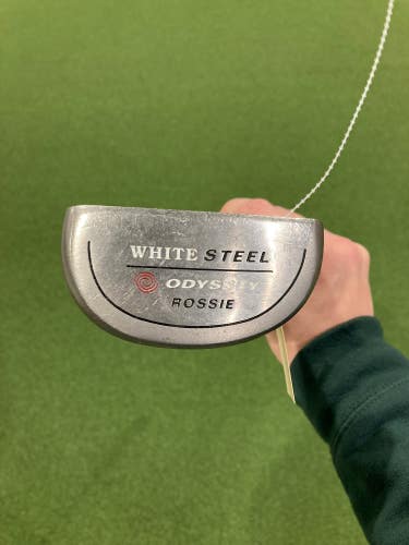 Used Odyssey White Steel Rossie Right Handed Mallet Putter 34.5"
