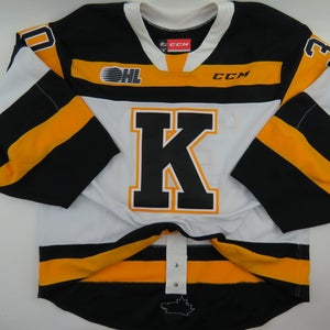 CCM Kingston Frontenacs OHL CHL Pro Stock Game Worn Used Hockey Jersey 58 GOALIE Spooner