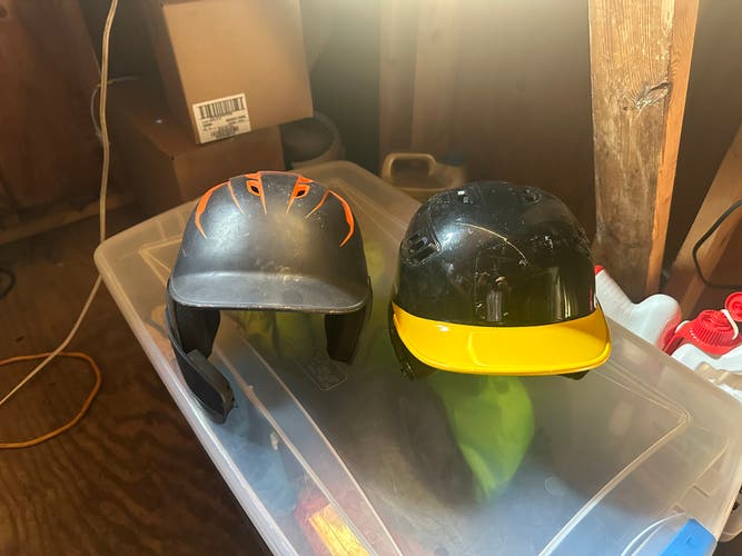 2 Used Rawlings Batting Helmet