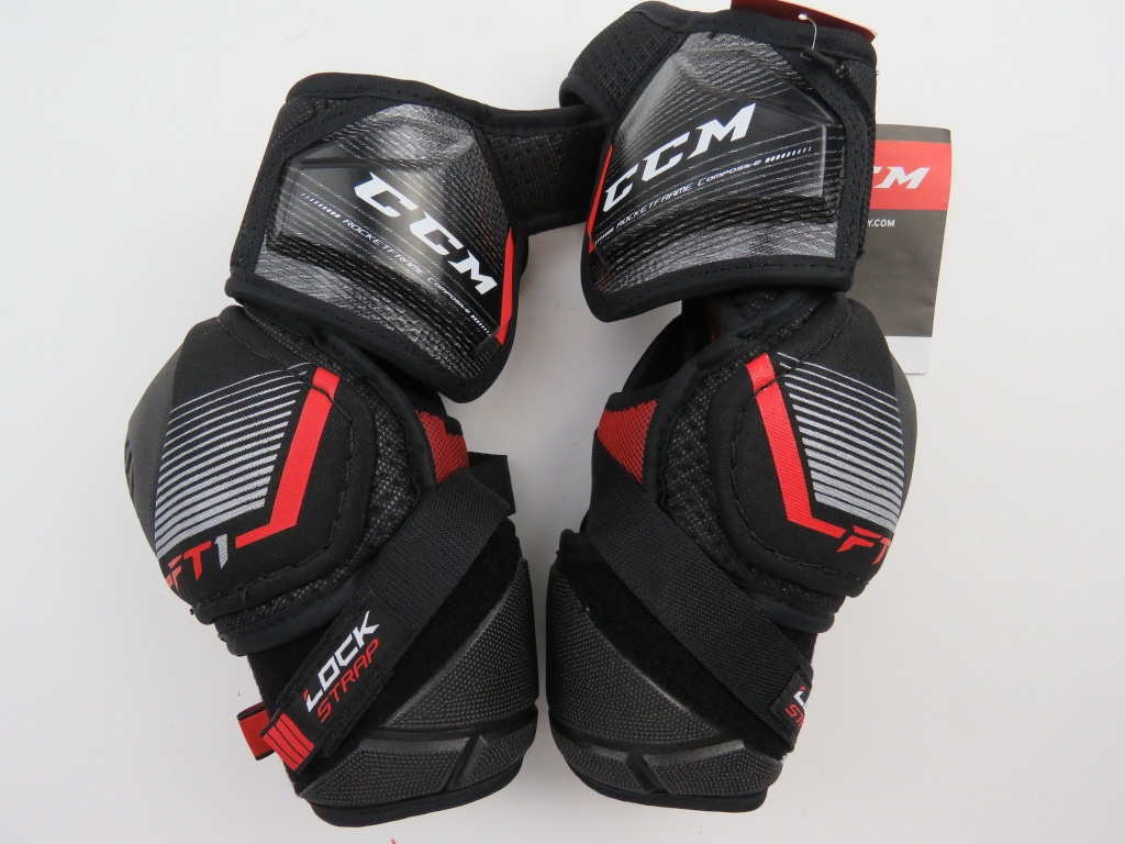 CCM JetSpeed FT1 NHL Pro Stock Hockey Player Elbow Pads Protective Size Senior Small NEW