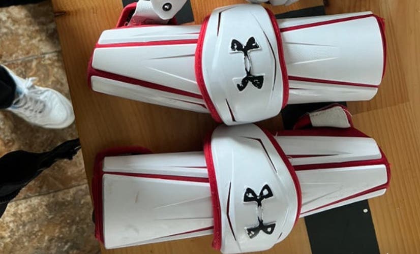 Red under armour revenant arm guards