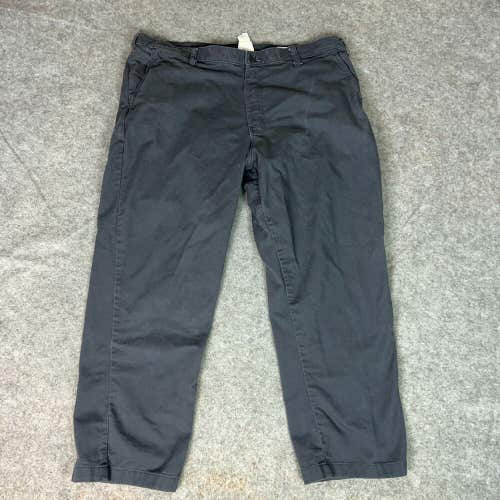 Rasco Fire Resistant Mens Pants 42x29 Gray Chino Dress Pant Workwear Heavy Logo