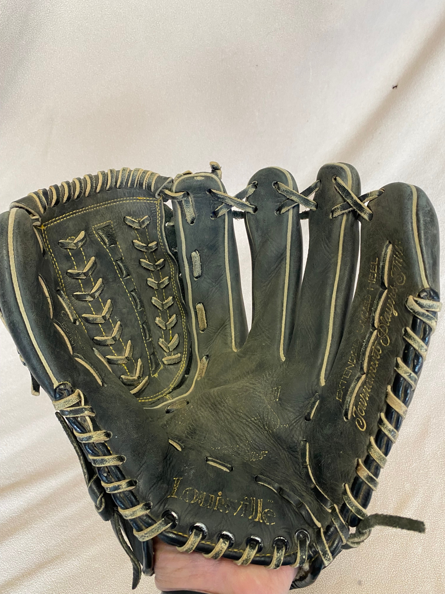 Used Right Hand Throw Louisville Slugger Outfield Hsb Softball Glove