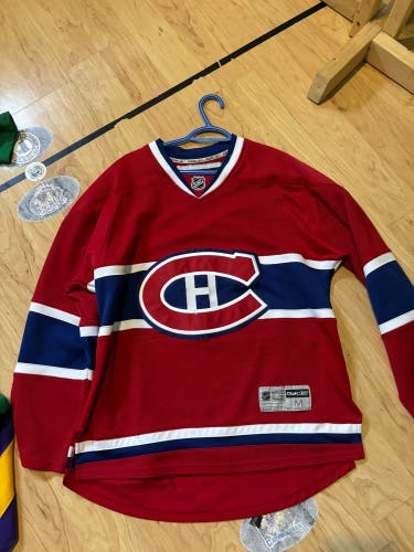 Montreal Canadiens Medium Reebok Jersey