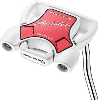 NEW TaylorMade 2024 Spider Ghost White 35" Double-Bend Mallet Putter W/ HC