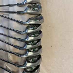 Used Ping Right Handed Zing Iron green dot Set 9 Pieces Steel Shaft