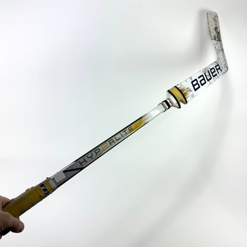 Used Regular Bauer Vapor Hyperlite 2 Goalie Stick | 25" Paddle Heel Curve | Q571
