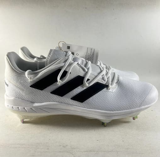 NEW Adidas Adizero Afterburner Mens Metal Baseball Cleats White Size 11 H00981