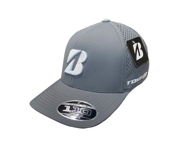 NEW 2024 Bridgestone Golf Tour Laser Gray Adjustable Golf Hat/Cap