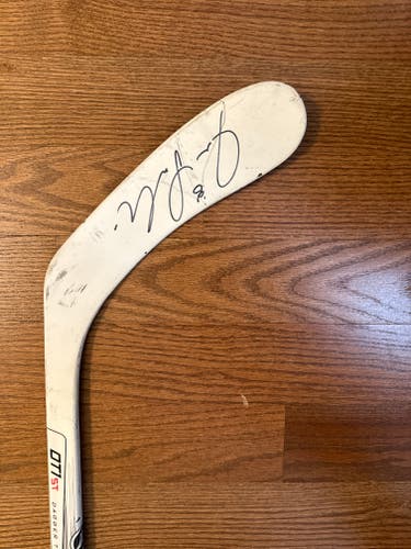 PAVELSKI Game Used & Autographed Warrior Covert DT Pro Hockey Stick Righty Senior Pro Stock