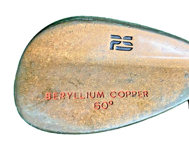 Beryllium Copper Lob Wedge 60 Degrees ProSelect RH Men's Stiff Steel 35.75 Inch