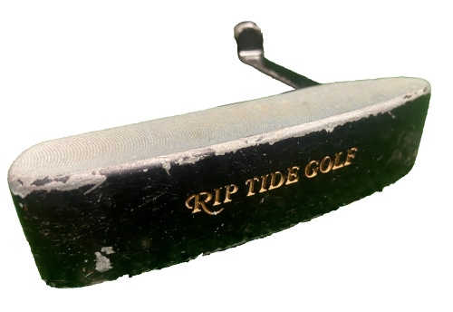 Rip Tide Golf Catch The Wave Blade Putter RH Steel 34.25 Inches With New Grip