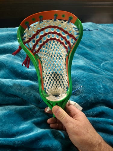 Brine Clutch 2X Lacrosse Head (Dyed) NEW - with Canadian Box Mesh