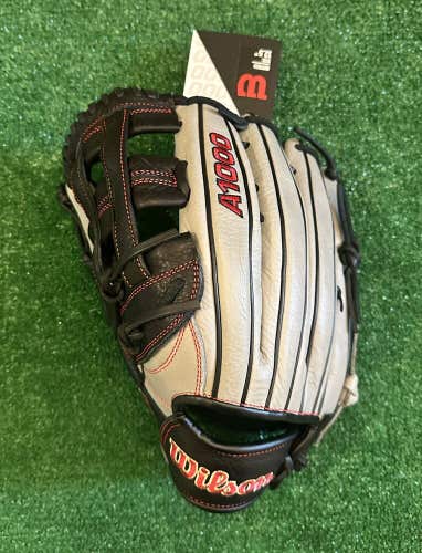 Wilson A1000 12.5" 1750 Outfield Baseball Glove Left Hand Thrower - WBW101548125
