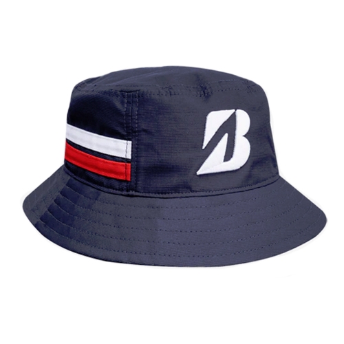 NEW Bridgestone Golf Liberty Navy/Red/White Bucket Hat/Cap USA