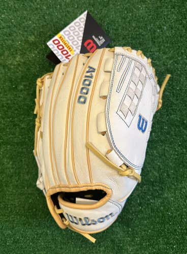 Wilson A1000 12.5" V125 Outfield Fastpitch Softball Glove - WBW101554125